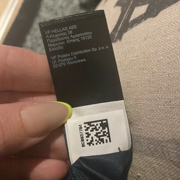 THE NORTH FACE Women’s Windbreaker Navy Blue/Pink/Silver Size Small - Picture 11 of 13